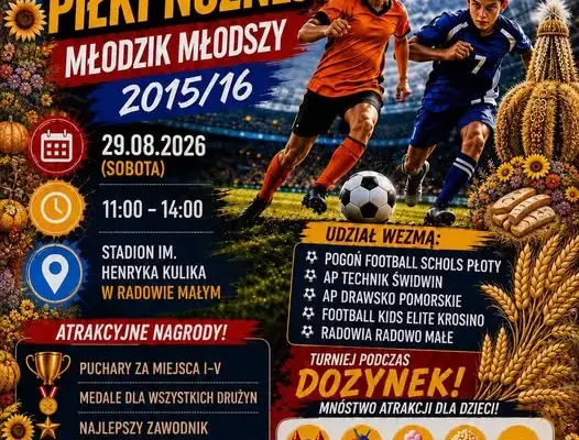 Dożynkowy turniej piłki nożnej w Radowie Małym – 29 sierpnia na stadionie