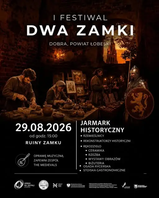 Jarmark Historyczny i Festiwal Dwa Zamki – podróż do średniowiecza u podnóża ruin