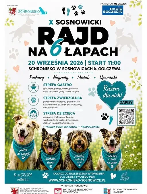 X Sosnowicki Rajd na 6 Łapach – jubileuszowa edycja już 20 września