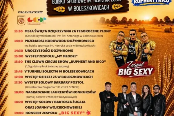 Dożynki Gminne w Boleszkowicach – święto plonów nad Odrą
