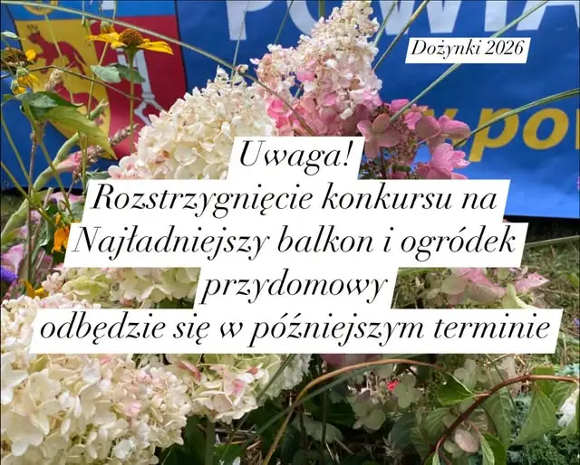 Konkurs na najładniejszy balkon rozstrzygnięty później z powodu pogody