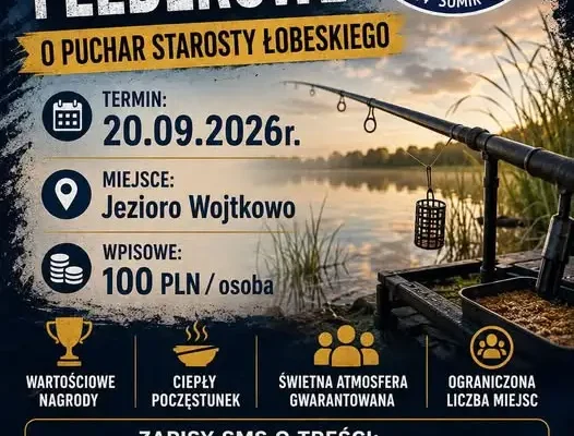 Zawody feederowe nad jeziorem Wojtkowo – zapisy trwają!