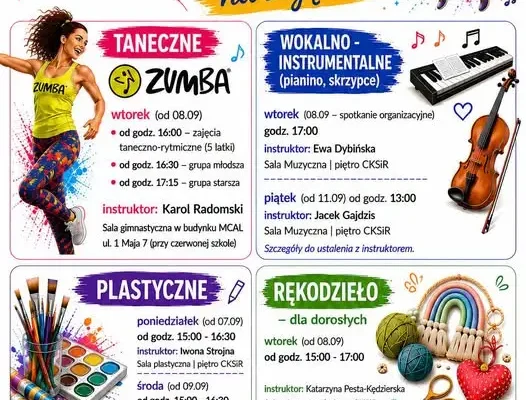 CKSiR w Resku zaprasza na nowe zajęcia – start już 7 września
