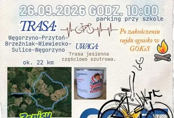 IV Rajd Rowerowy w Węgorzynie – jedźmy dla Dominika!