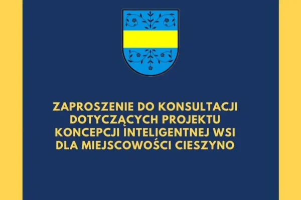 Węgorzyno: konsultacje w sprawie Koncepcji Inteligentnej Wsi dla Cieszyna