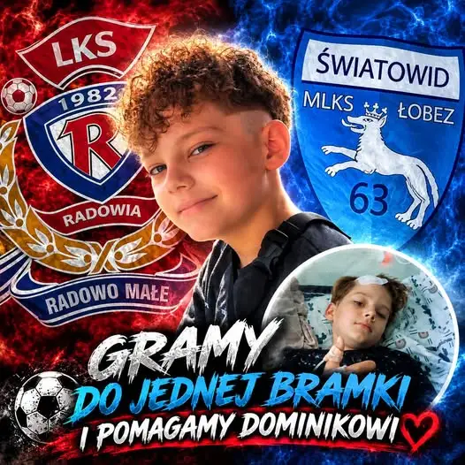 LKS Radowia Radowo Małe wspiera Dominika Niwę w walce z chorobą