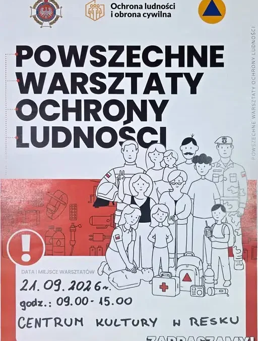 Powszechne warsztaty Ochrony Ludności w Resku – 21 września