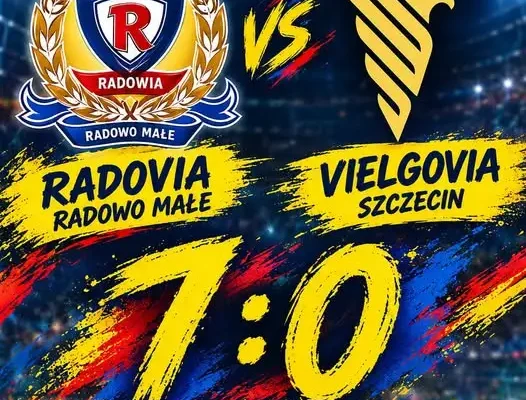 Radowia Radowo Małe rozbiła Vielgovię Szczecin 7:0 w debiucie młodych zawodników