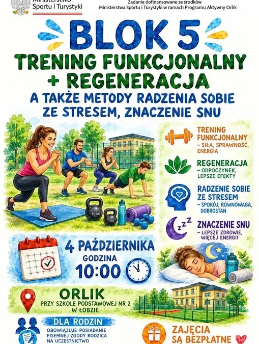 Łobez: Trening funkcjonalny i regeneracja w ramach Aktywnego Orlika