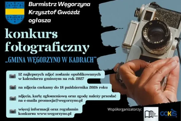 Konkurs fotograficzny „Gmina Węgorzyno w kadrach” – uchwyć piękno regionu