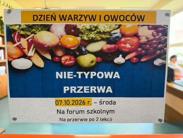 Dzień Owoców i Warzyw w ZS Resko – kolorowa przerwa pełna witamin