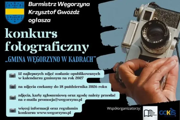 Konkurs fotograficzny „Gmina Węgorzyno w kadrach” – Twoje zdjęcie może ozdobić kalendarz na 2027 rok