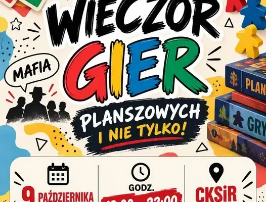 Wieczór Gier w Resku – młodzież z Laboratorium Kultury zaprasza 9 października