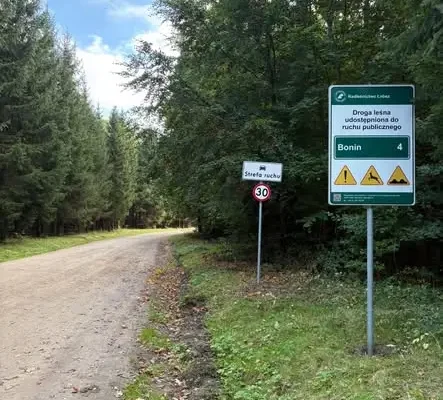 Nadleśnictwo Łobez: droga nr 14 w Leśnictwie Bonin znów otwarta dla ruchu